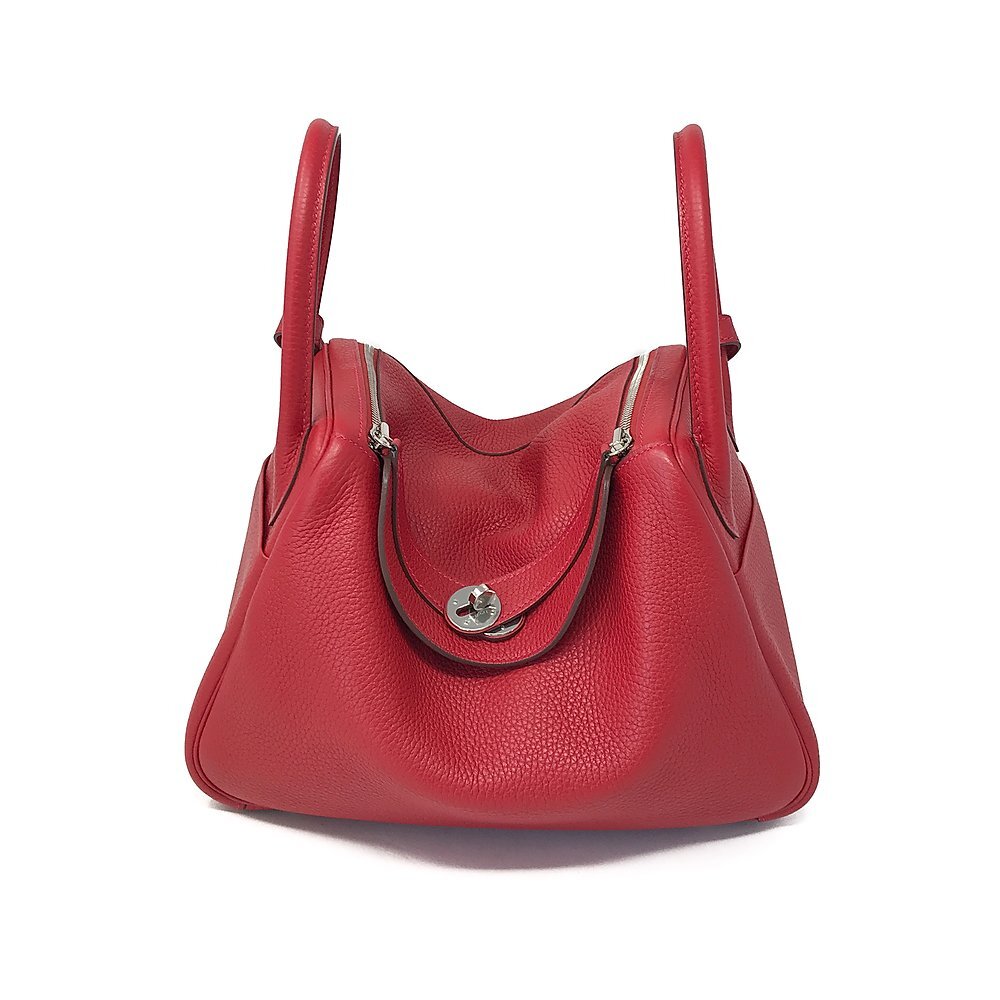 Hermes Clemence Lindy 30 Rouge 