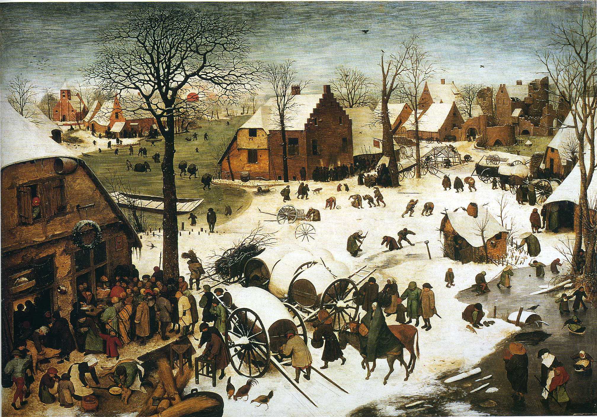 "Census at Bethlehem," by Pieter Bruegel [1566]