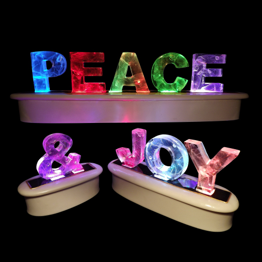 joy, peace, love