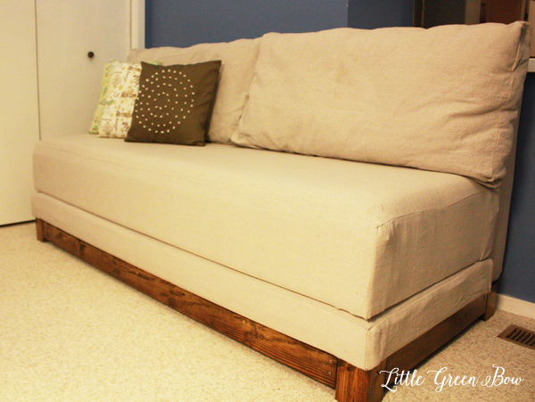 How to make a DIY couch from home.