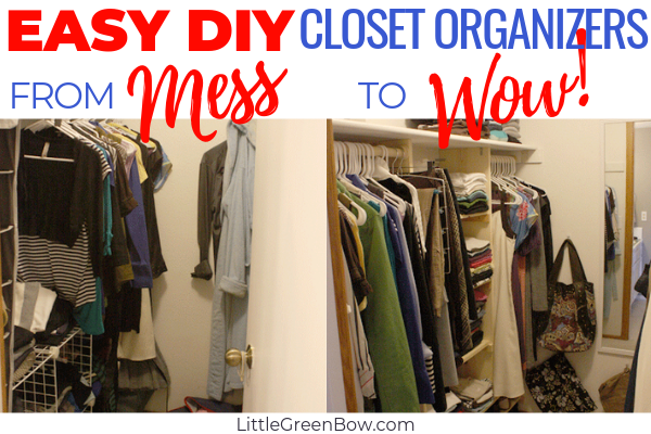 Looking to organize your closet, but not wanting to use expensive closet organizers. No problem! You can easily make your own like we did. Check out our custom closets - complete with easy DIY instructions.