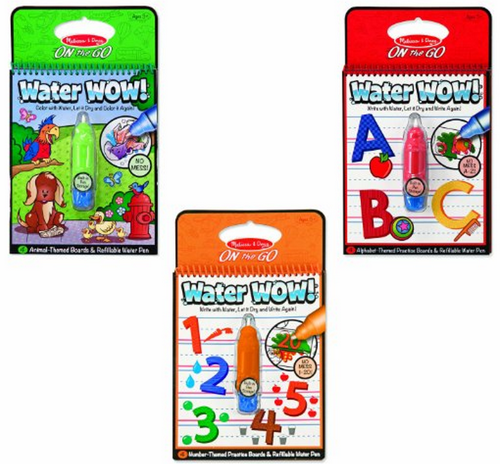Melissa and Doug Water WOW - Great Summer Travel Games - Little Green Bow