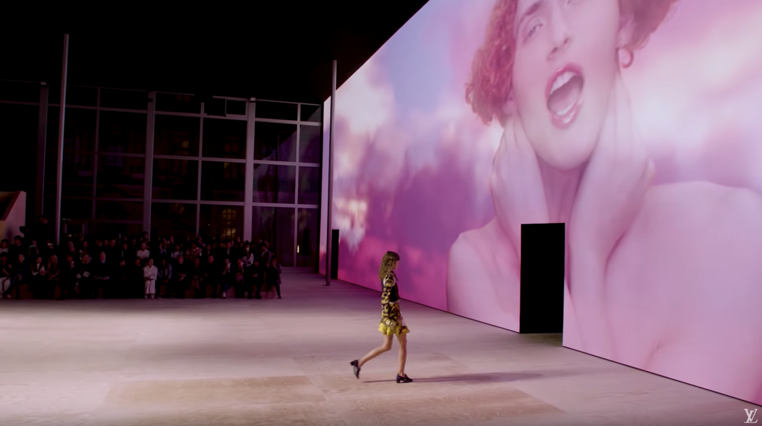 SOPHIE just serenaded the audience at Louis Vuitton's SS20 show Womenswear