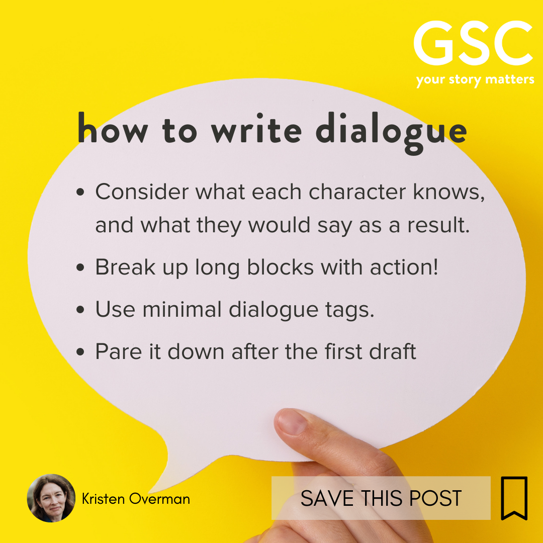 how do you write dialogue