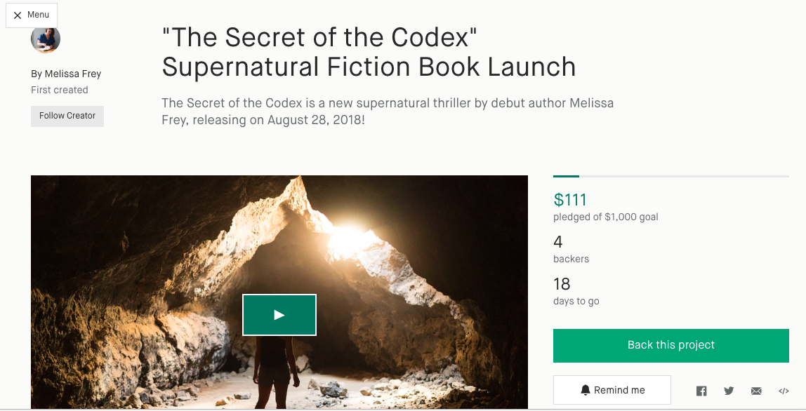 The Secret of the Codex Kickstarter is LIVE!