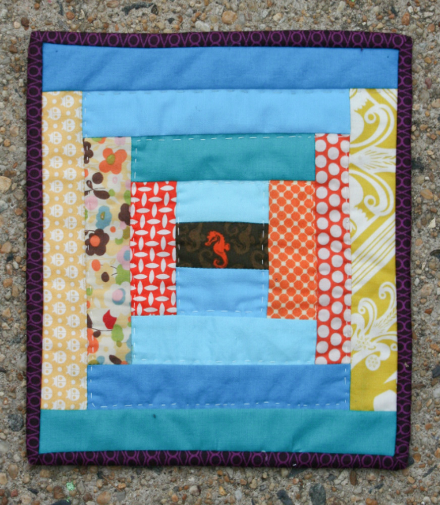 courthouse mini quilt