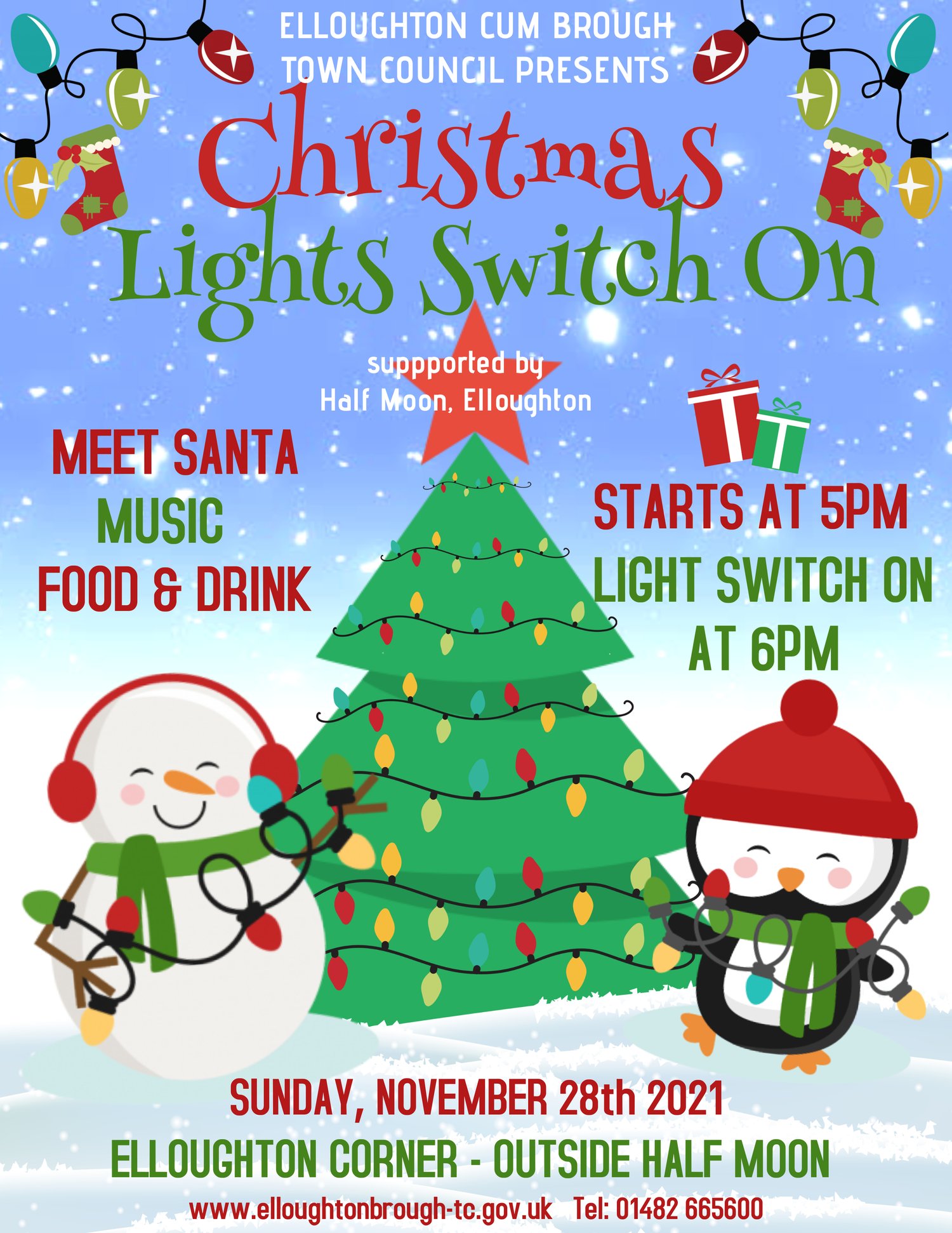 Christmas Light Switch On — Elloughton cum Brough Town Council