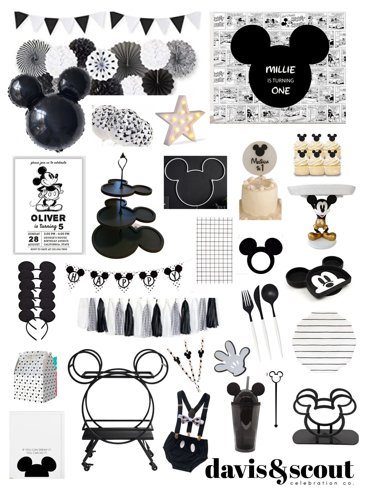 Mickey Mouse Birthday Party Ideas, Photo 1 of 10