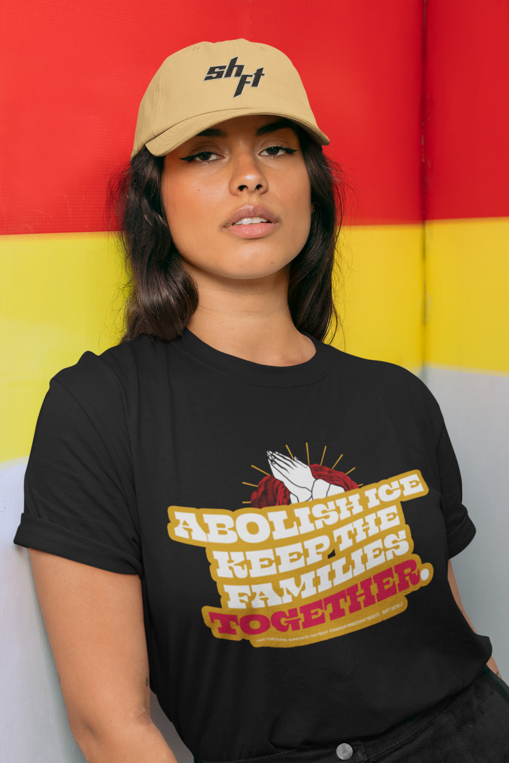 Abolish ICE Immigrant AF Shirt Latinx Owned Shop Eco Friendly Product No One Is Illegal We Are All Immigrants Unisex Cotton T-Shirt
