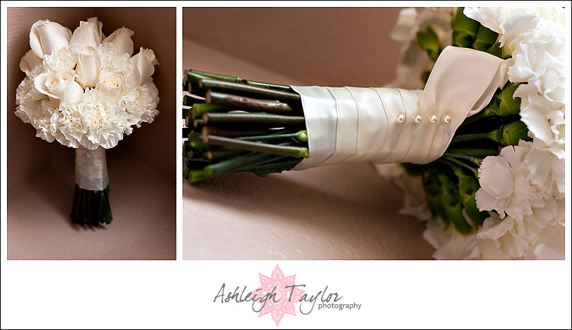 ivory bridal bouquet for a granada hills wedding