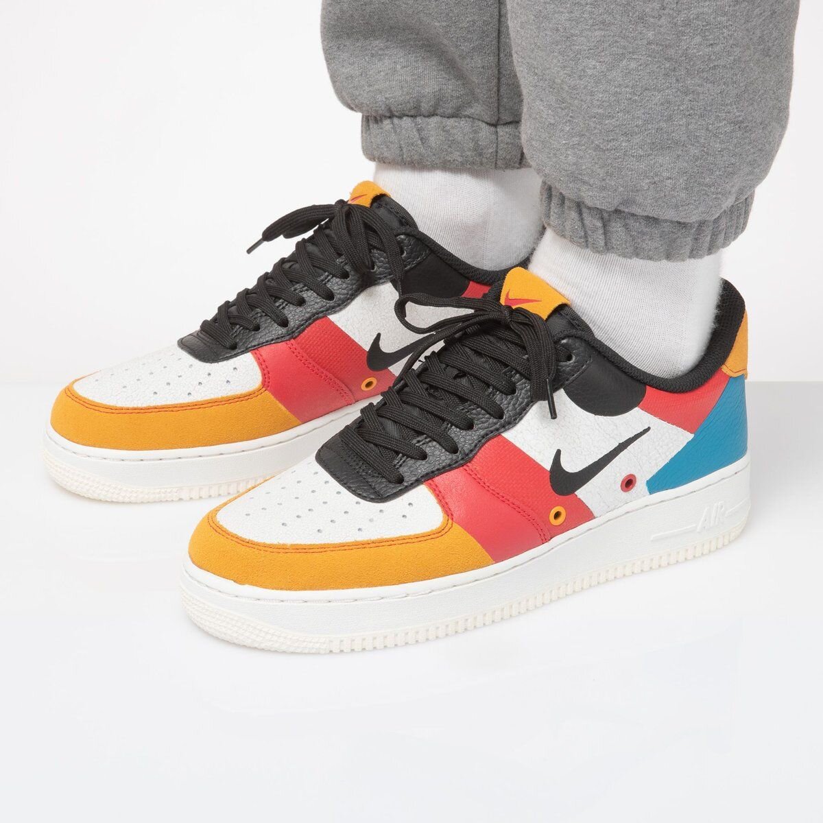 nike air force one color block