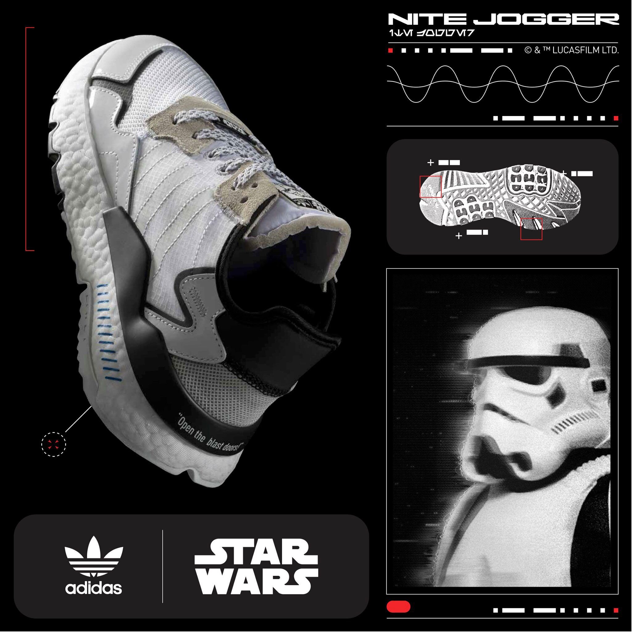 star wars x adidas nite jogger stormtrooper