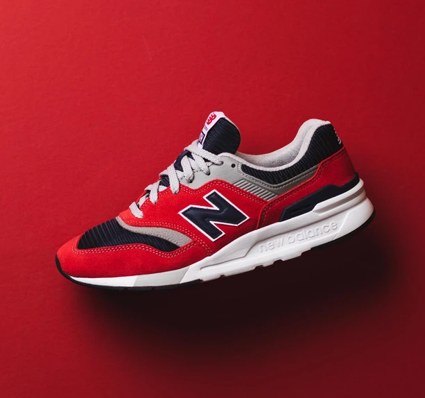 new balance red and navy