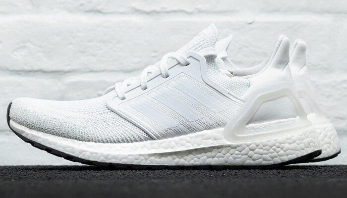 The adidas Triple White Ultra Boost Is 