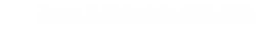Weinstein Tax Law