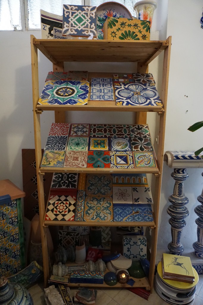 Beautiful tile samples at Ceramica Isabel Parente