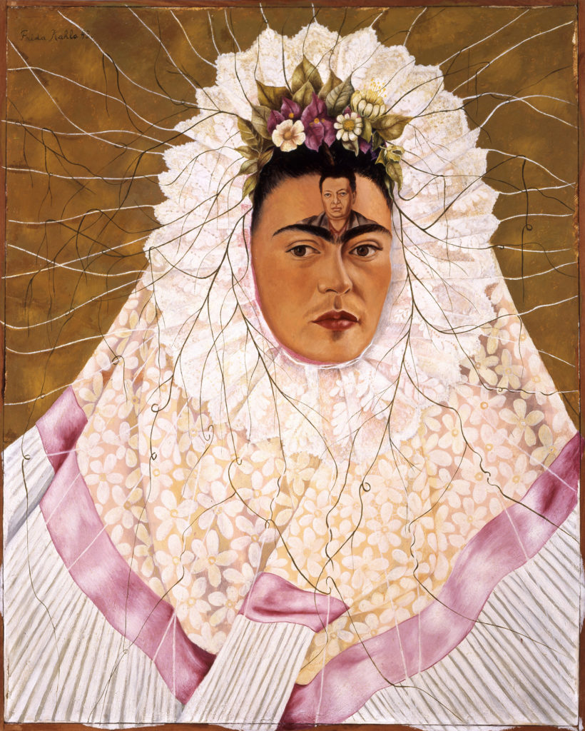 Frida Kahlo's self-portrait "Diego En Mis Pensamientos" (Diego On My Mind)