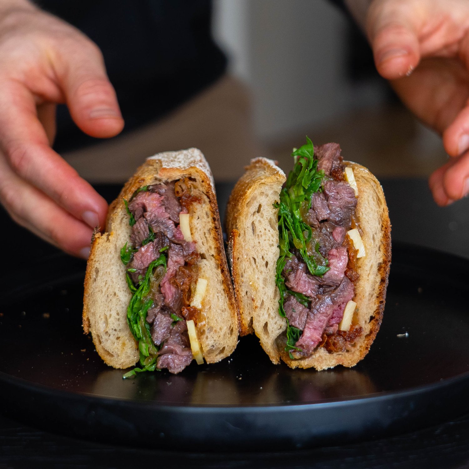 homemade] Flank Steak Sandwiches : r/food