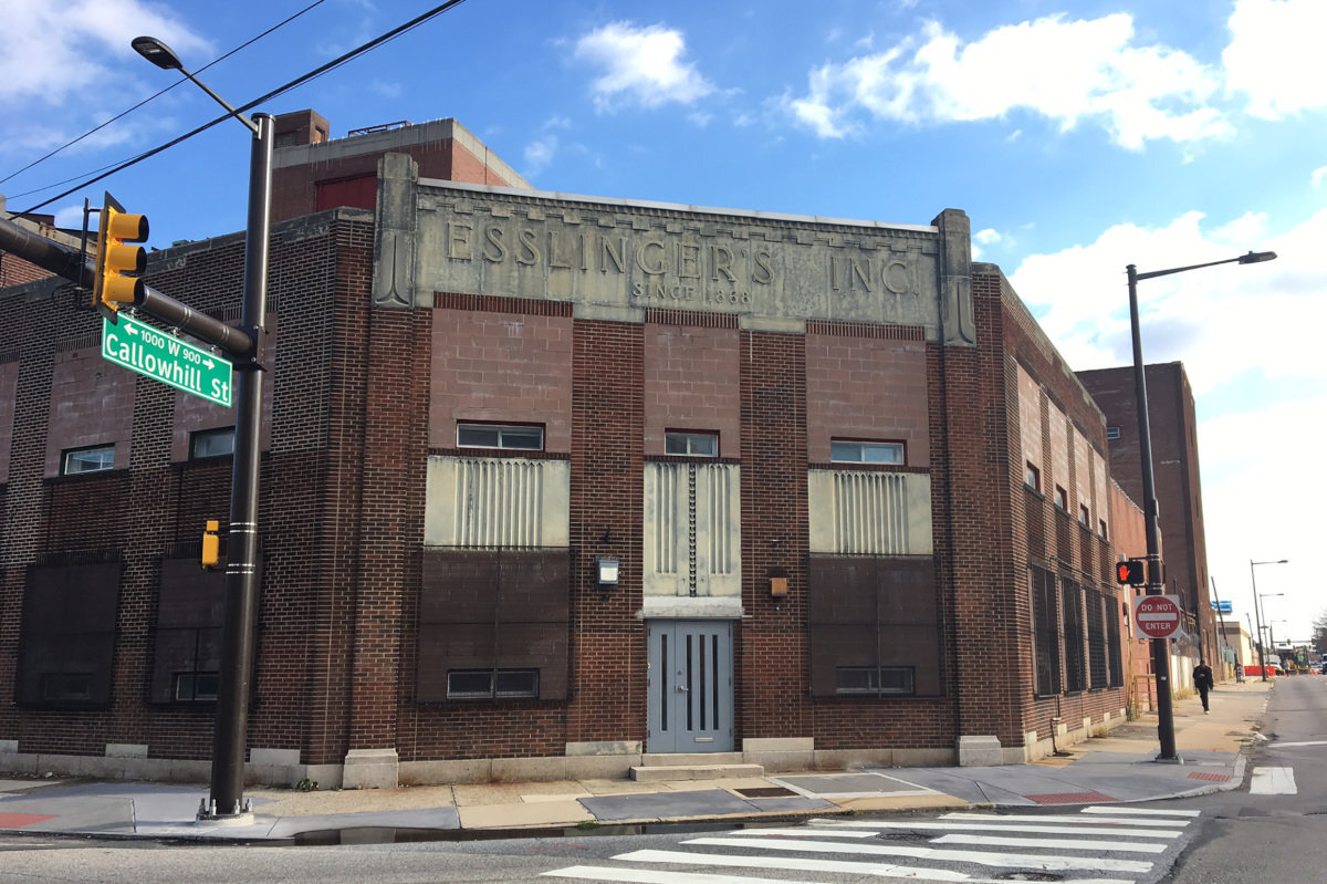 Esslinger's Inc. building, originally home to a brewery is now a cleaning supply factory.