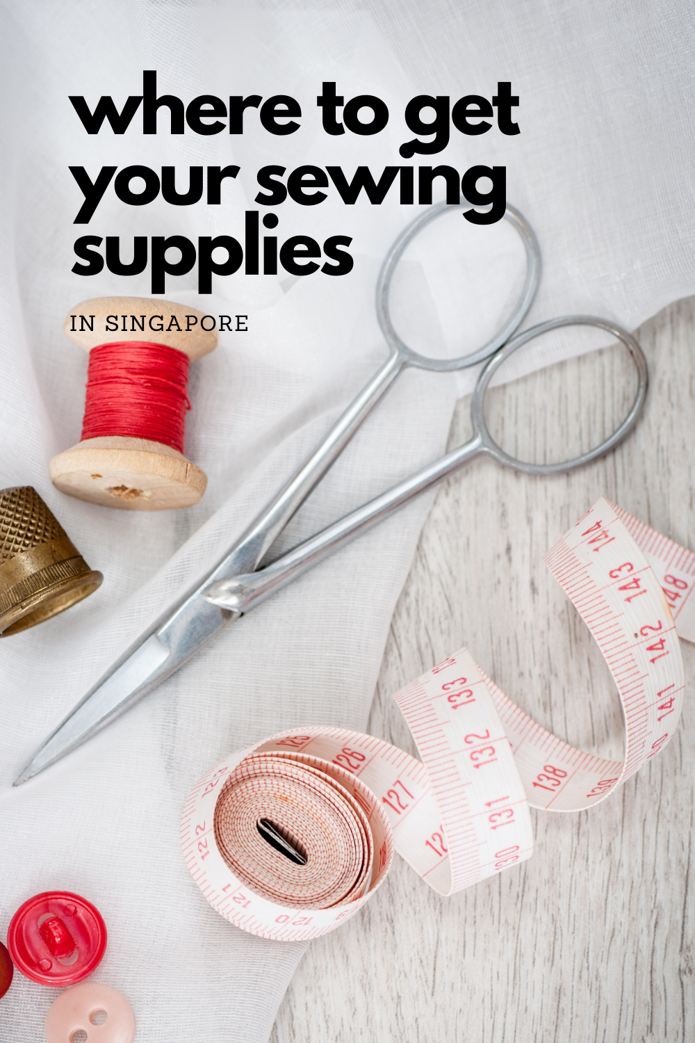 Where to get Sewing Supplies in Singapore — Agy Textile Artist