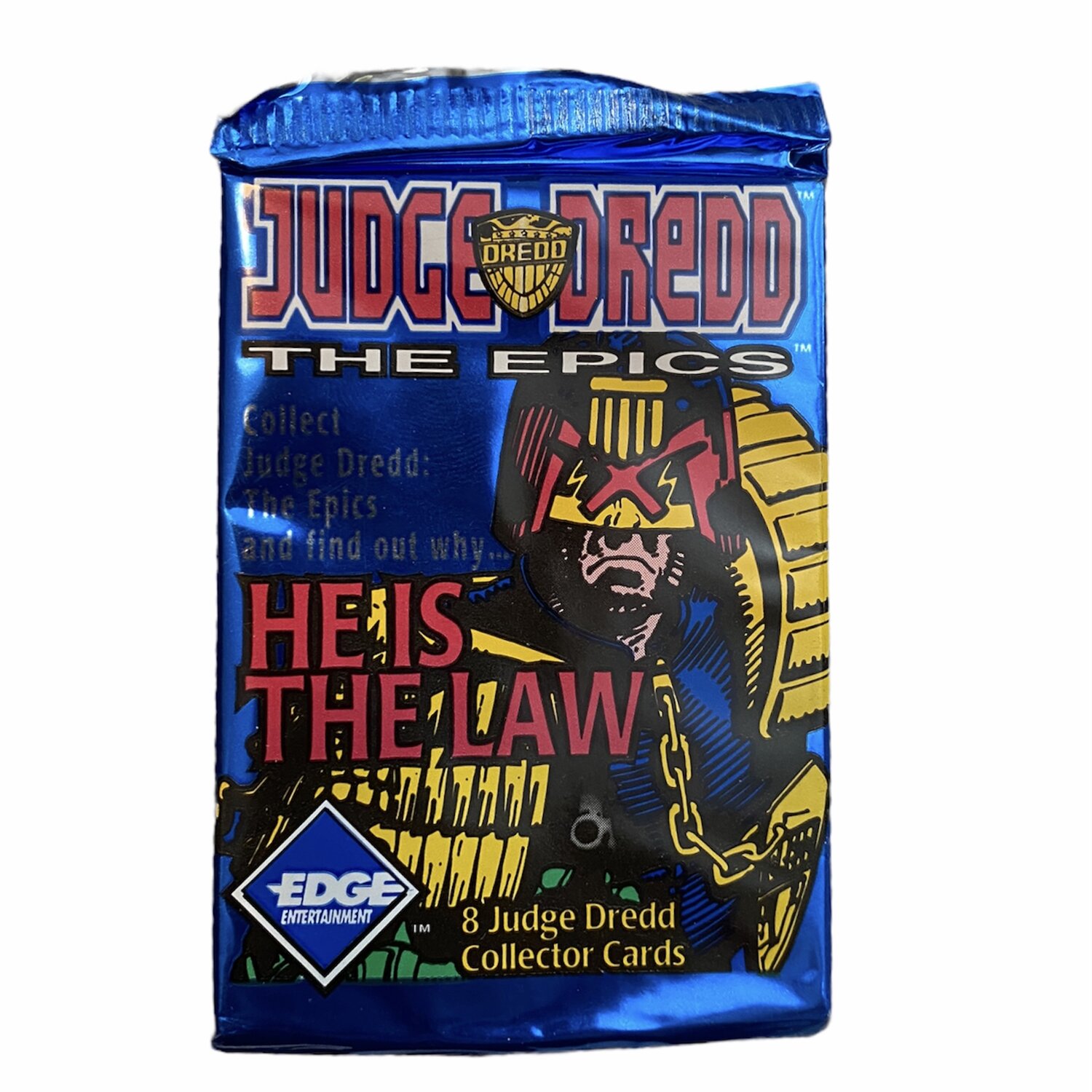 JUDGE DREDD SEALED BOX OF COLLECTORS CARDS MADE BY EDGE IN 1995 