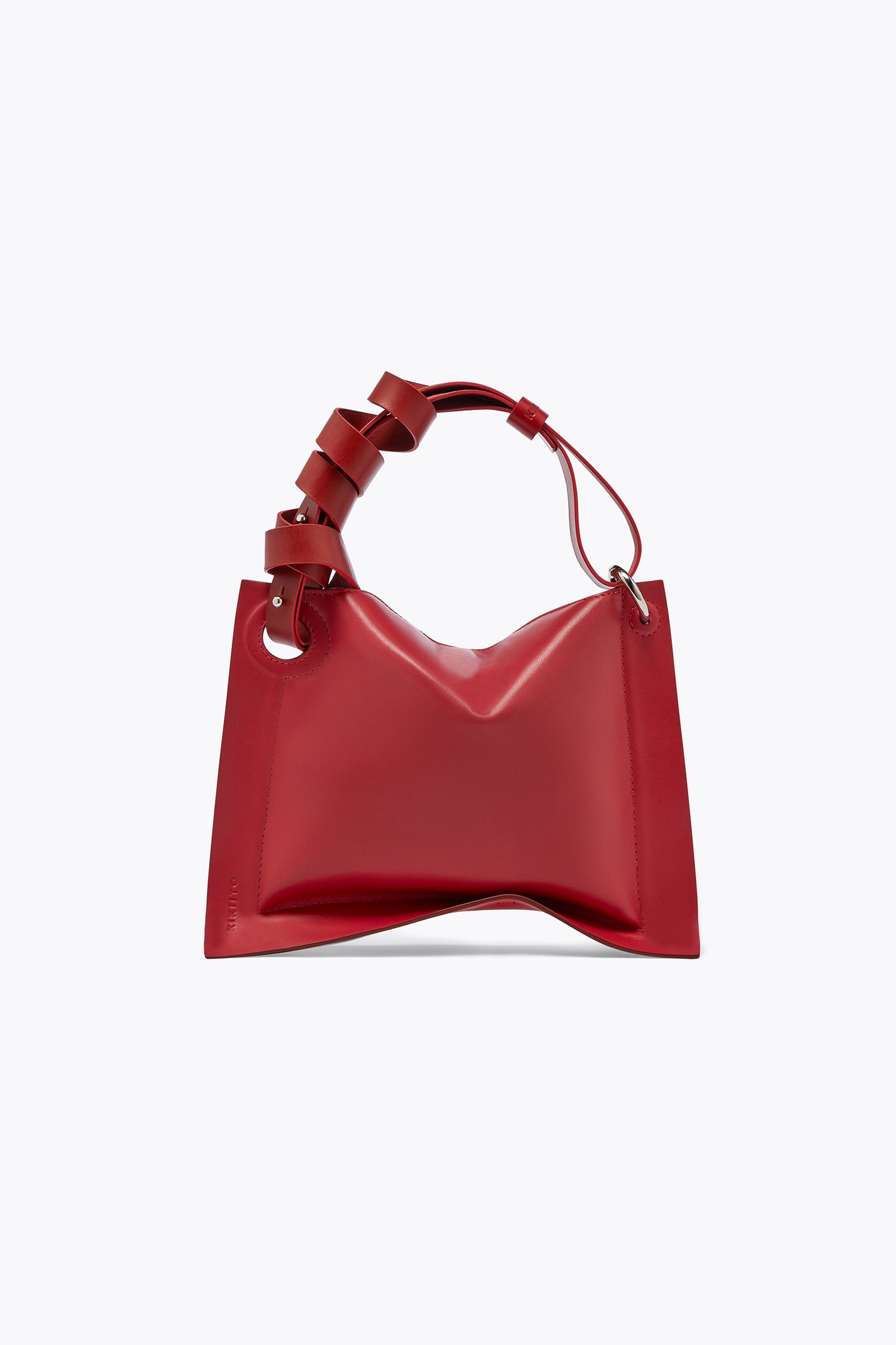 UMI SMALL Handbag - Red Leather — KIKIITO