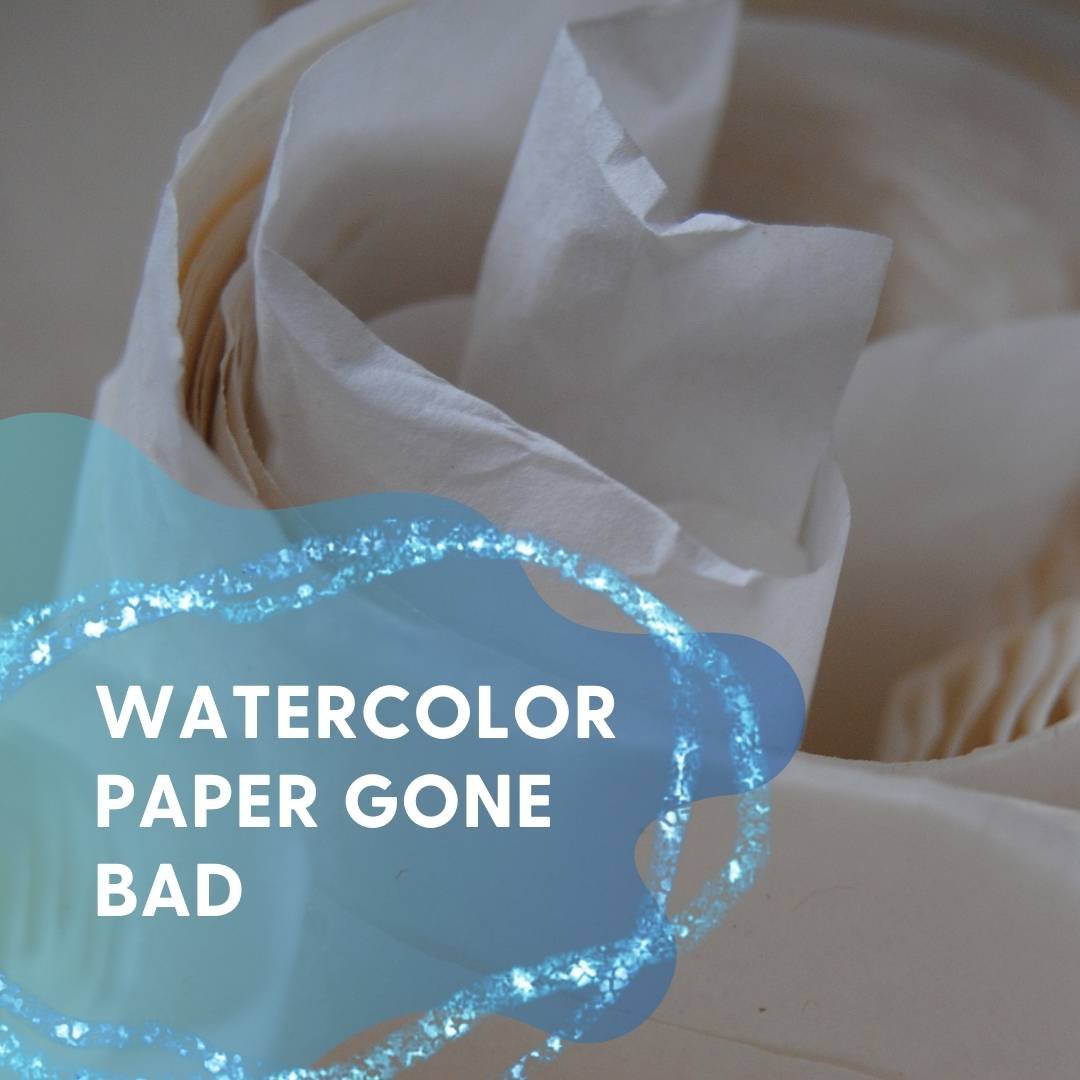 Watercolor paper gone bad? Sizing surface coating problems Arches, Bee