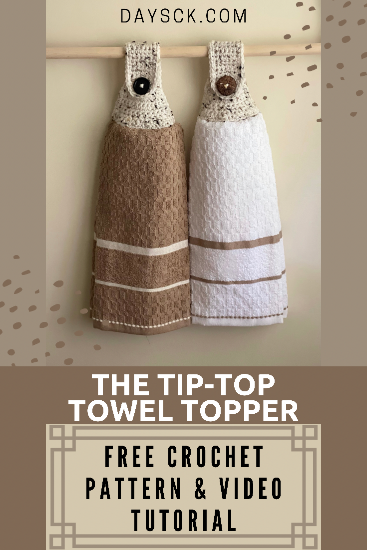 Hanging Kitchen Towel pattern by Crochet 'n' Create
