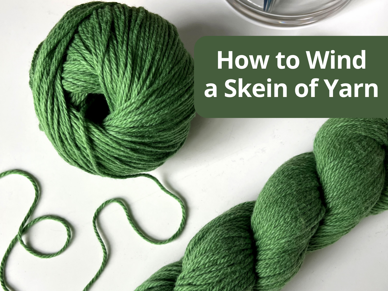 How To Wind Yarn Into a Ball By Hand - Crochet Quick Tip 