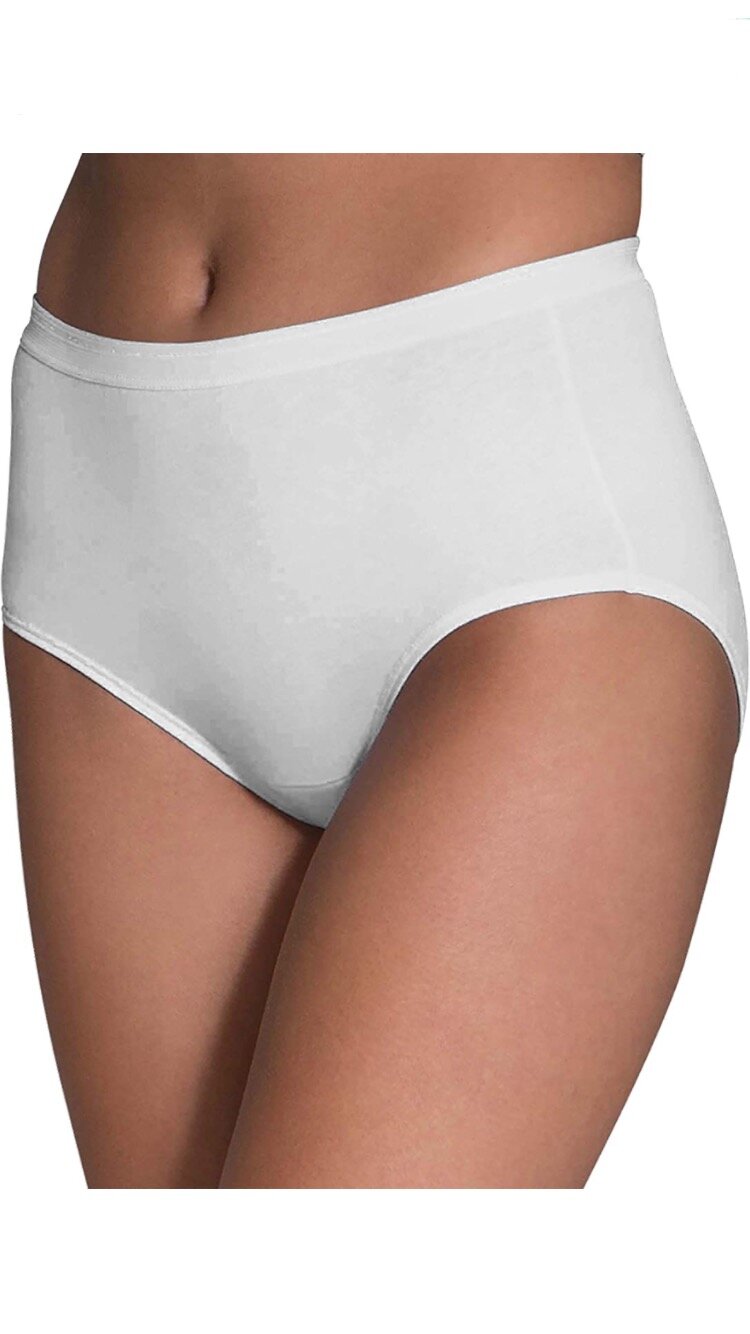 20 Packs Women's Disposable 100% Cotton Underwear Ladies Briefs
