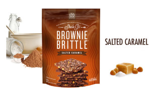 Salted Carmel Brownie Brittle