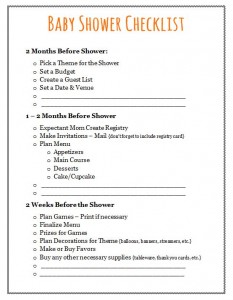 Baby Shower Checklist: How to Plan a Great Shower