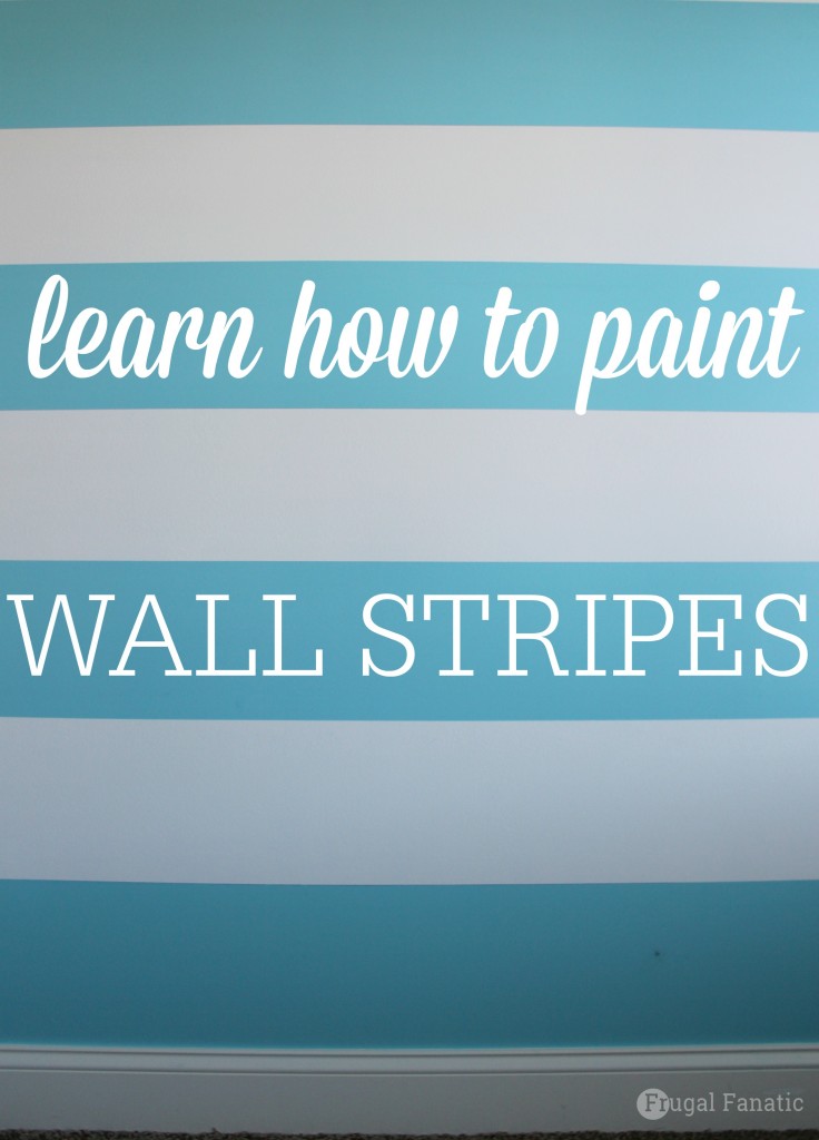 Learn how to paint a striped wall