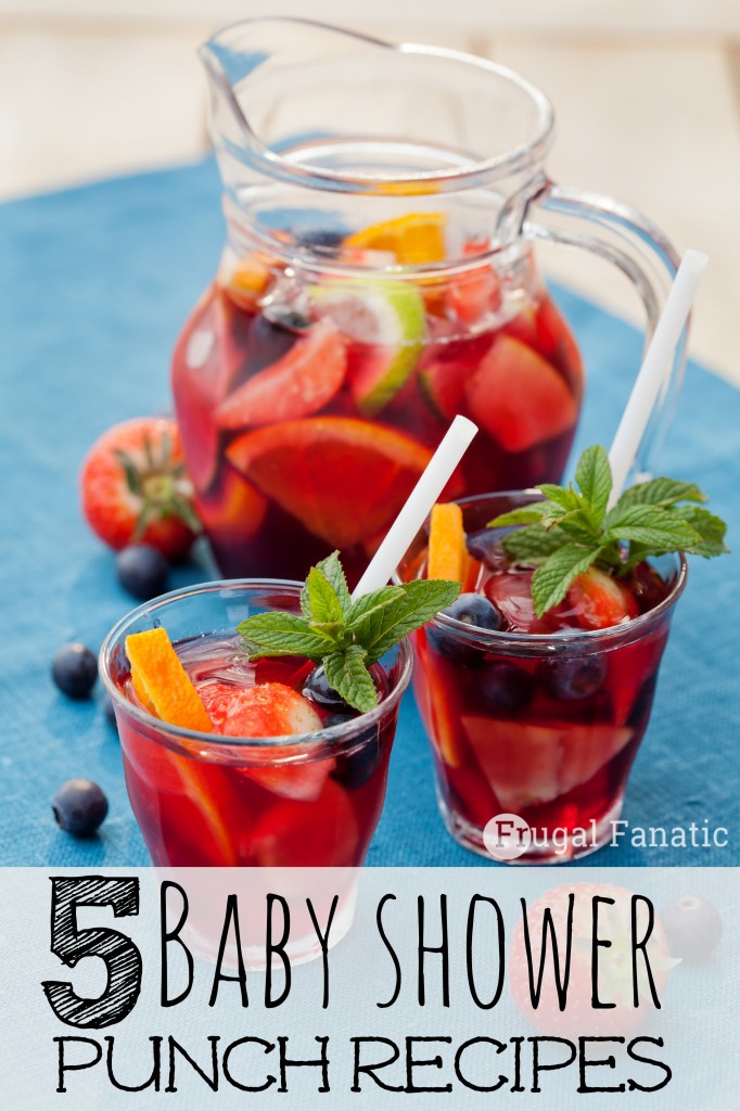 If you are hosting a baby shower then check out these 5 delicious punch recipes! The best part is you can change up some of the ingredients to fit the theme of the shower.
