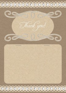 Free online baby shower thank you card
