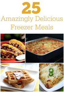 A greet way to plan ahead and even save money is by making freezer meals. Alleviate the stress of wondering what's for dinner by making these 25 delicious freezer meals for your family.
