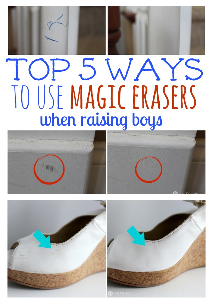 Top 5 Ways to Use Magic Erasers when Raising Boys