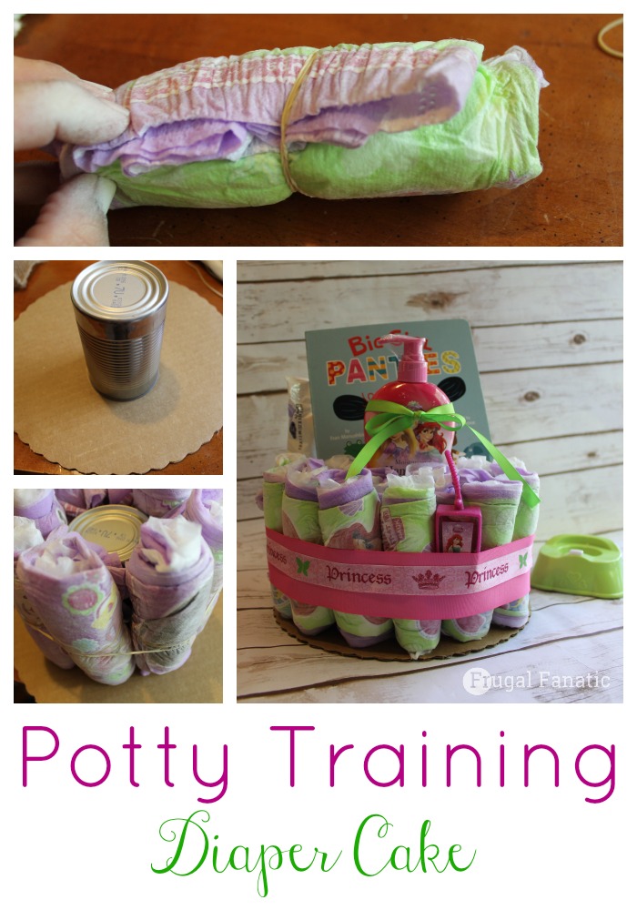 potty training diaper cake