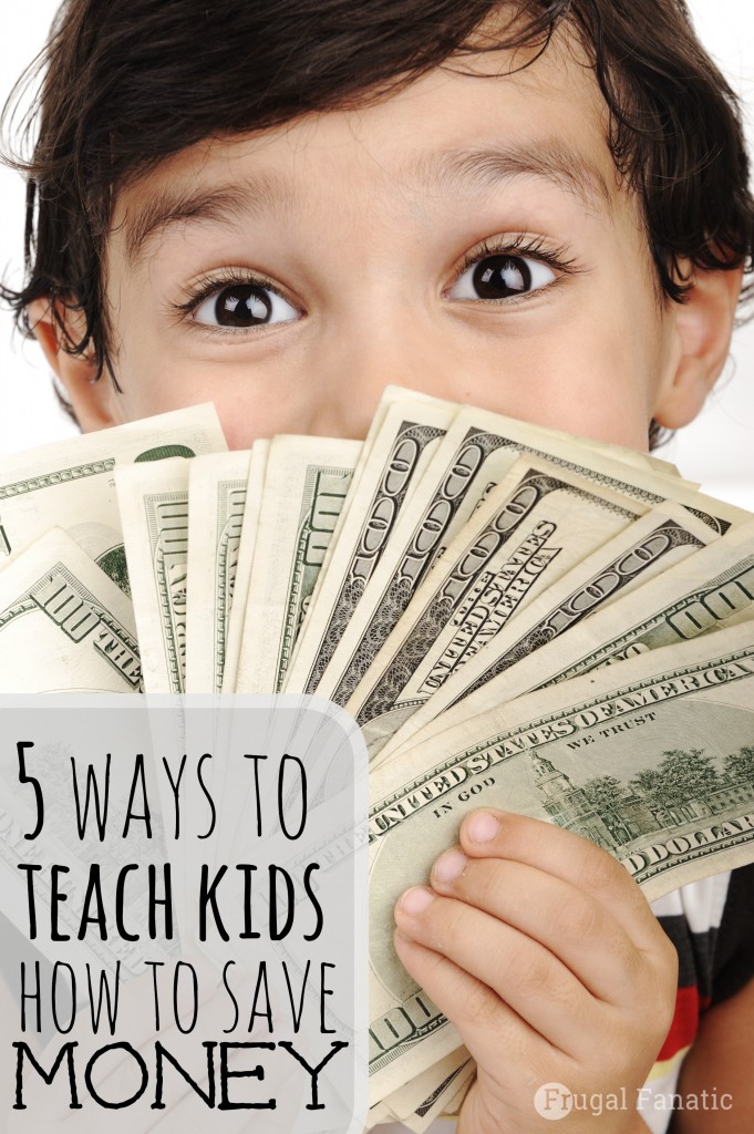 Want to teach your kids how they can save money? Here are 5 ways that will help you get started!