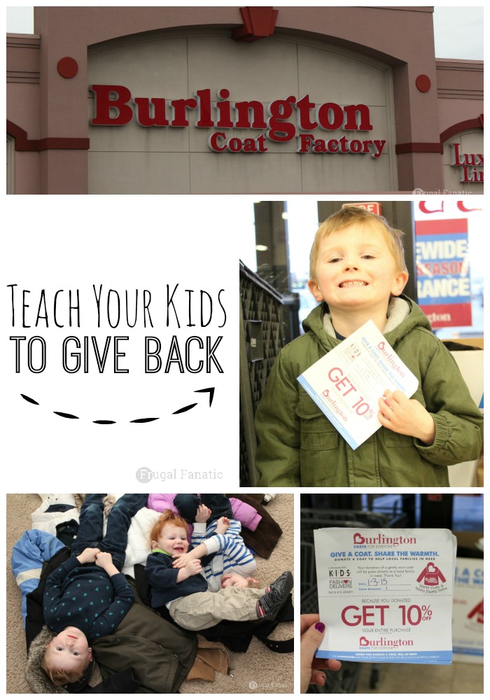 Teach Your Kids About Giving Back Burlington Coat Drive