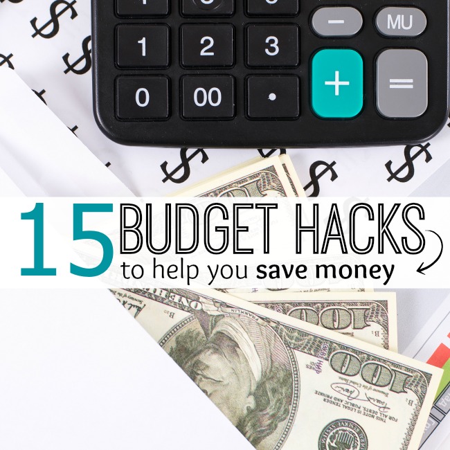 Read these 15 budget hacks and methods of saving money to help you gain control of your finances.