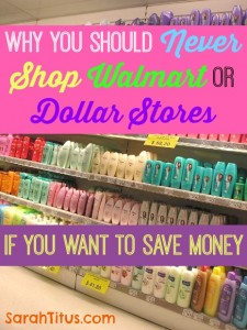 What you should Never shop Walmart or Dollar Stores