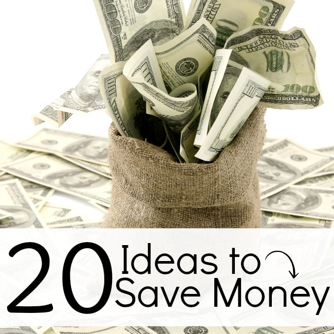 Take a look at these 20 ideas on how to save money. Find out ways to save on your heating bill, groceries, electricity and more!