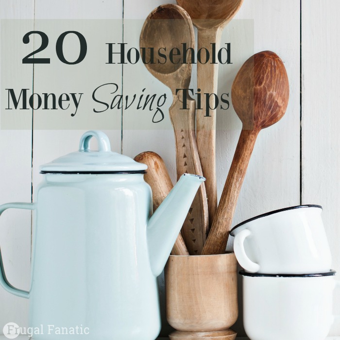 Here are 20 household money saving tips to help you find small ways to save money around your house every day.