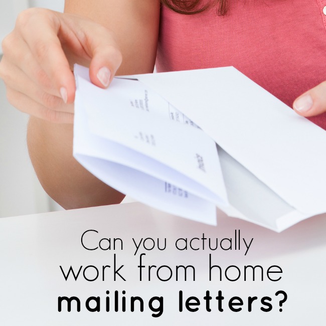 Find out the truth about work from home mailing letters job opportunities. 