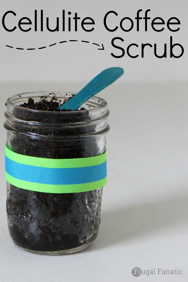 Try this easy DIY cellulite coffee scrub.