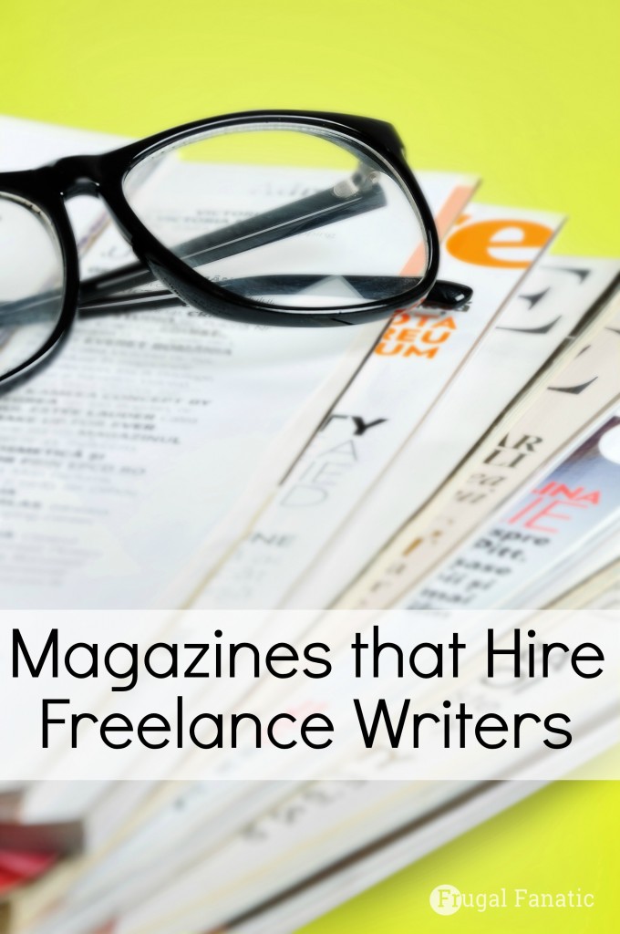 Did you know that magazines hire freelance writers? Take a look at these magazines and find out how much they pay per article.