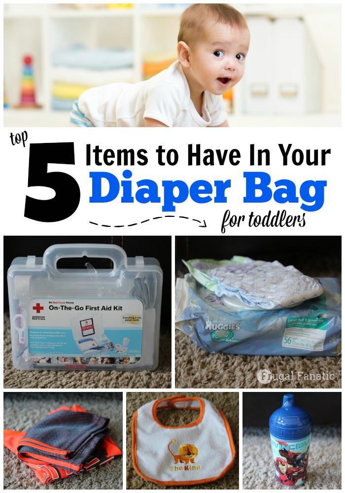 Top 5 items to have in your diaper bag for toddlers