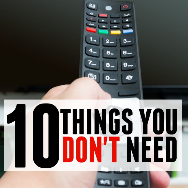 Do you wish you had more money? In order to start building a savings account you need to cutback on your expenses. Check out this list of 10 things you don't need. 