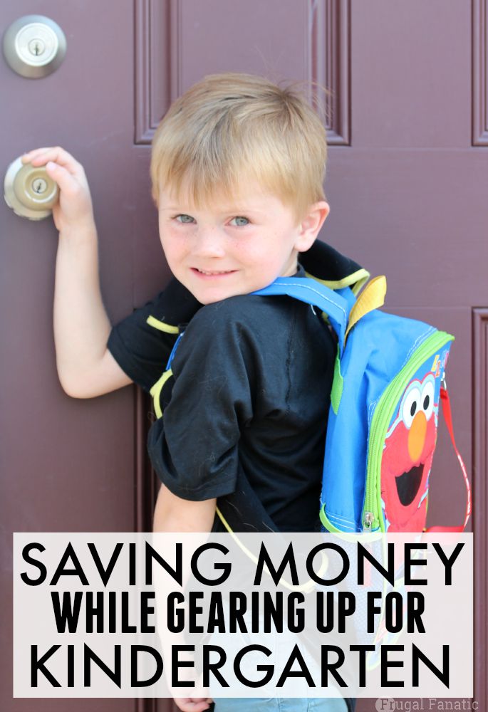 Saving money while gearing up for Kindergarten